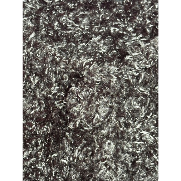 1998 MICHAEL SIMON NY New York Shag, Fuzzy, Cozy Button Up Cardigan Sweater. S-M - Picture 7 of 7